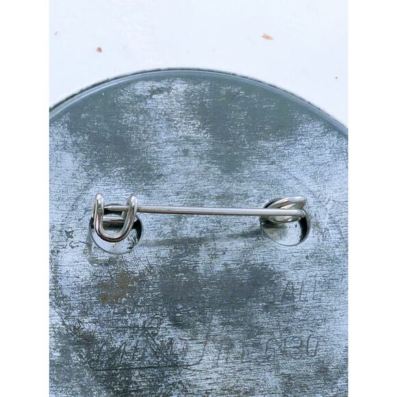 Rare White Vintage 1980s Ghostbusters Movie Badge A Minit Pinback Button - Picture 4 of 6